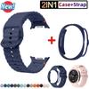 Case+Silicone Band for Samsung Galaxy Watch8 Classic 46mm PC Hollowed Protector Cover Galaxy Watch8 40 44mm Accessories