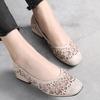 Fashion GKTINOO 2025 Summer Fashion Pumps Cut-outs Women Crystal Casual Ladies Shoes High Heels Tenis Feminino Genuine Leather Sandals