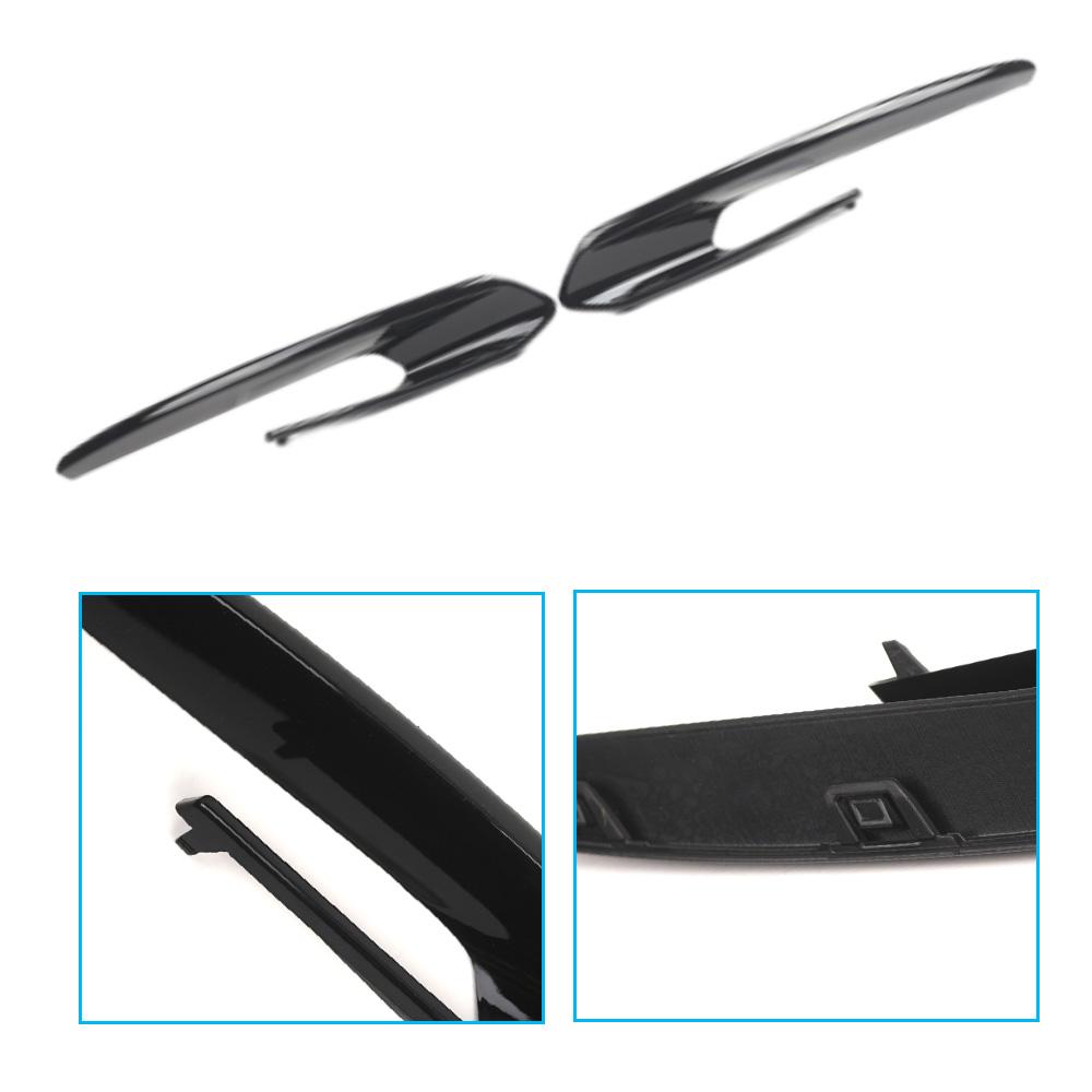 2Pcs Front Bumper Fog Light Bezel Frame Bezel Cover Trim 51117279695, 51117279696 for BMW 3 Series F30 F31 (Pre-LCI) 2012-2015