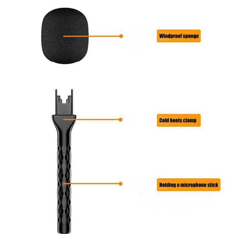 Professional Portable Wireless Microphone Stand For Wireless Handheld Adapter For Live Streaming Interviewing Reporting