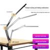LED Foldable Long Arm Nail Lamp & Eye-Protection Desk Light for Reading & Bedside