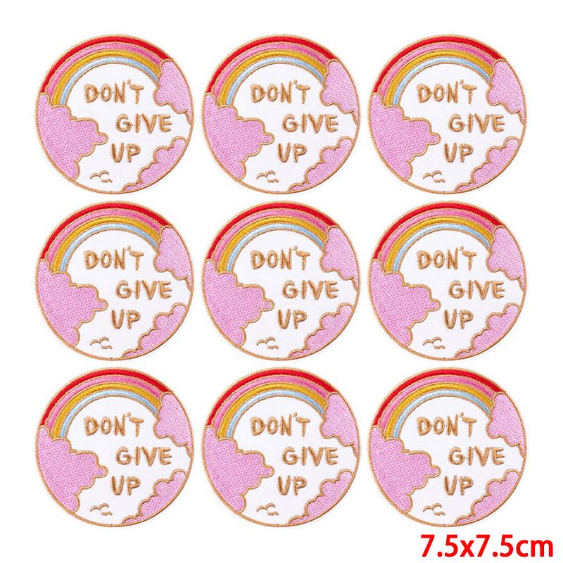 10 Pcs/lot Wholesale Embroidery Patch Iron On Patches For Clothing Patches On Clothes Jackets Decor Applique Sew Supplies