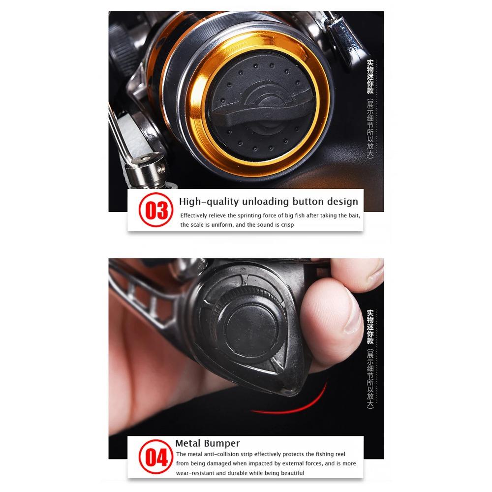 Mini Spinning Fishing Reel 6KG Max Drag Power Metal Coil for Winter Ice Lure Saltwater Freshwater Small Outdoor Fishing Wheel 260319