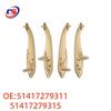 BMW F30 Interior Door Handle Set - Black & Beige (51417279311 & 51417279315)