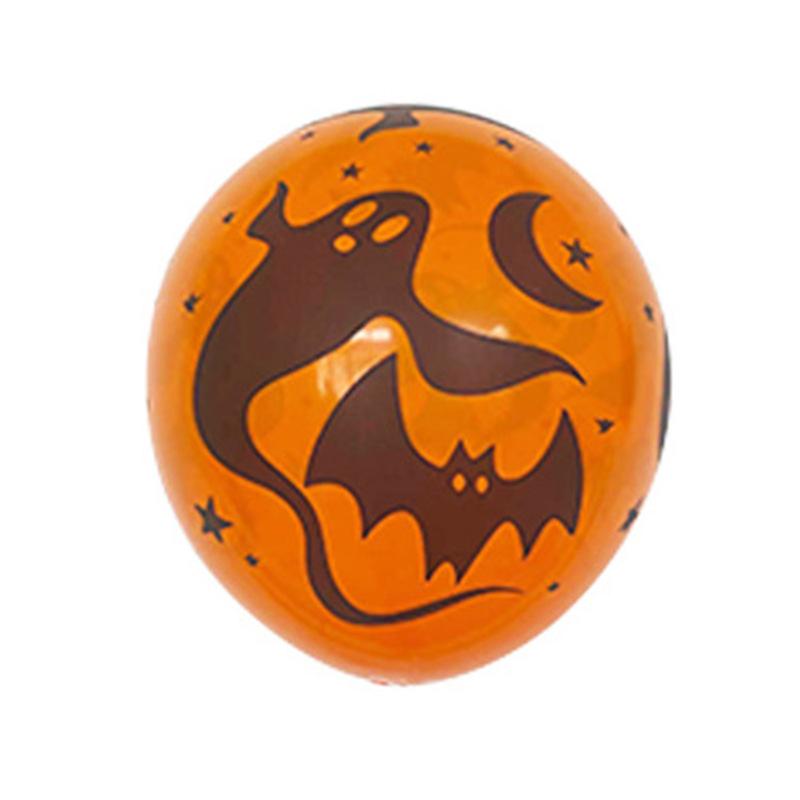 12 Halloween Themed Balloons Ghost Festival Latex Balloons Holiday Themed Party Decorative Balloons