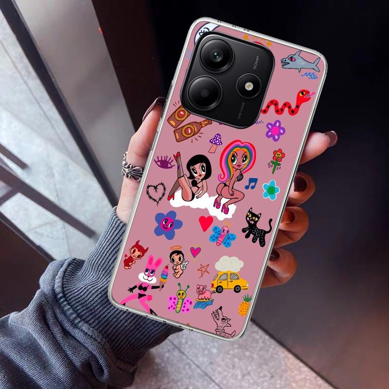 Karolg M-Manana Sera B-Bonito Phone Case For Xiaomi Redmi Note 10 11 12 13 14 15 Pro Plus 11S 12S 14S 11T 11E 10S Soft TPU Back