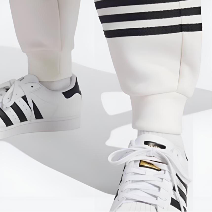 adidas Originals Elastic Waist Mid-Rise Cuffed Casual Pants Women Bottoms IX9878