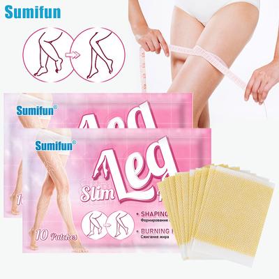 Sumifun 10 Stück/Box Schlankheits-Patch Gewichtsverlust-Aufkleber für die Beine Anti-Cellulite & Fettverbrennung Schnelles Schlankheits-Patch Schlankheits-Wunder-Patch