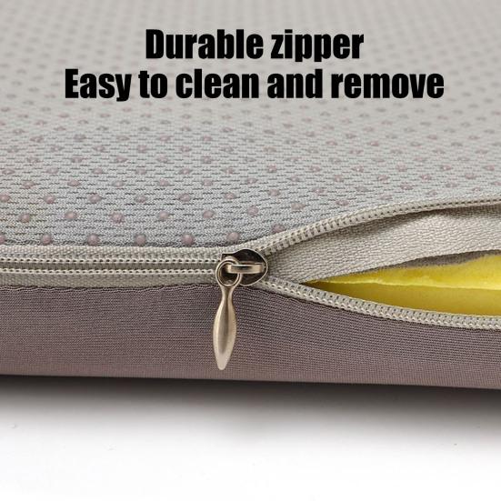 Yousheng Square Chair Cushion for Tailbone Pain Relief Extra Large Memory Foam Seat Cushion for Office Chair Car Seat Airplane