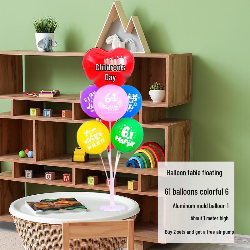 Children s Day Classroom Decoration Kit: Dress-up, Banners, Balloons for June 1st Kindergarten Festival