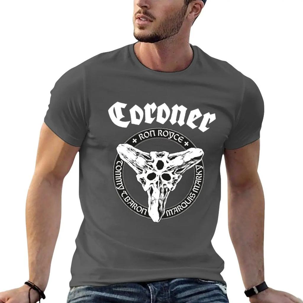 Masked Coroner T-Shirt cotton graphic tees baggy shirts anime figures essential t shirt mens designer clothes
