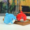 Cute Cartoon Ocean Plush Pendant Keychain Stuffed Backpack Keychain Decorative Pendant