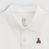 GAP Boys' Toddler Embroidered Bear Short Sleeve Polo Shirt