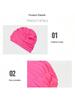 Swimming Cap Women's Long Hair South Korea Fashion Comfortable Cloth Swimming Cap Adult Long Hair Ear Protection Swimming Cap Sw