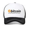 Bitcoin In Cryptography We Trust Caps A For Man Cryptocurrency Baseball Cap Men Adjustable Mesh  Trucker Hat Casquette