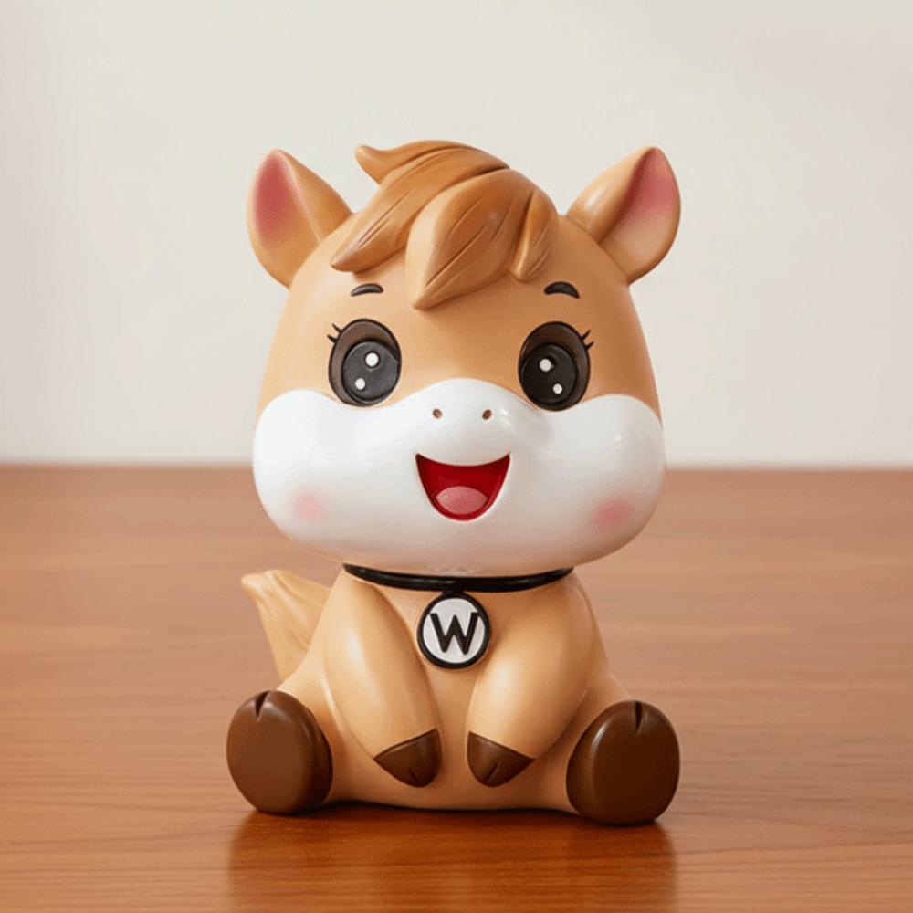 Anti-Fall Pferdejahr Sparschwein Spardose Pferde-Sparschwein Ornament Heimdekoration