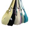 Kleine verse meisjes schoudertas effen kleur grote capaciteit schoudertas eenvoudige mode casual messenger bag dumpling tas