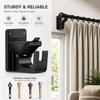 No Drill Curtain Rod Holder Plastic Curtain Fixed Clip Universal Curtain Rod Bracket  Home
