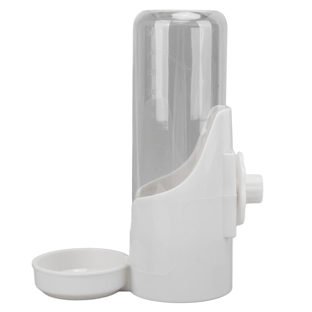 450ml Dog Water Dispenser Leakproof Pet Auto Feeding Water Bottle for Cats Dogs RabbitsWhite