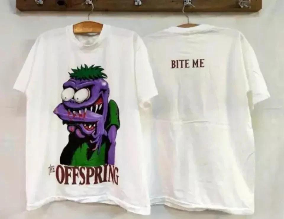 Vintage The Offspring T-T-Shirt Bite Me Wild Oats Reprint Americana XL