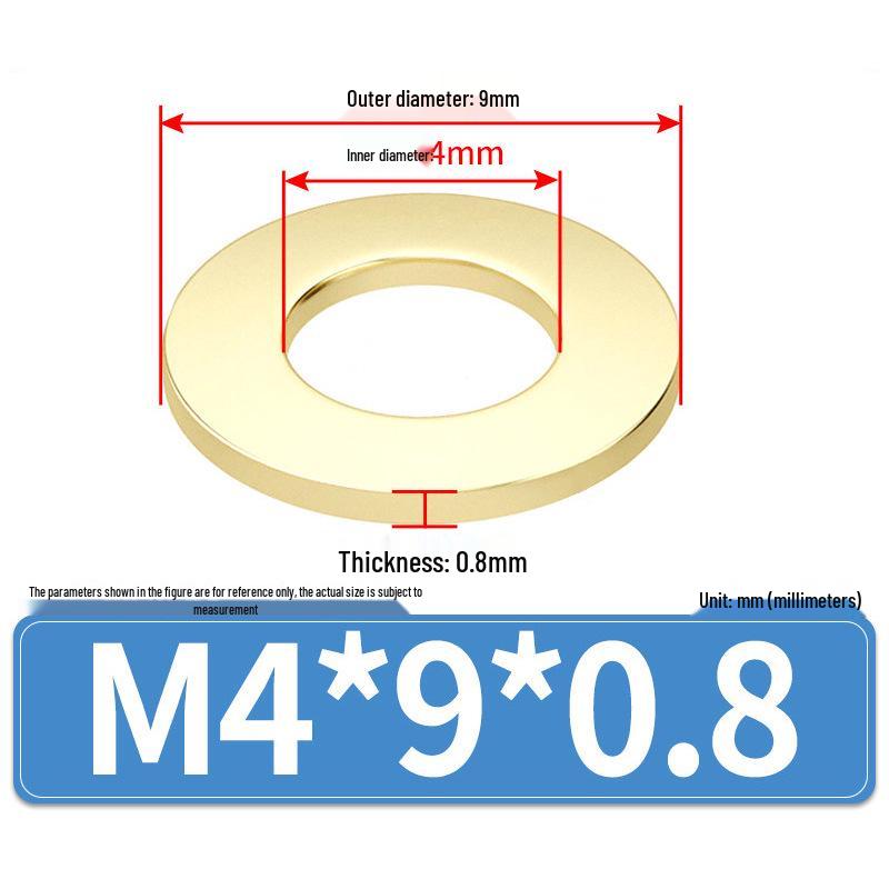 Thickened Round Brass Washer M2-M20