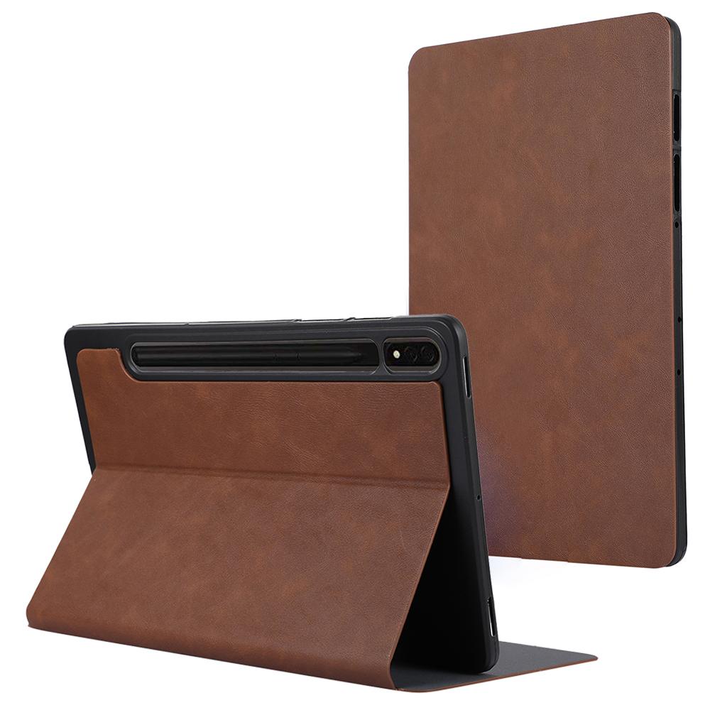 Husă Antishock din Piele PU pentru Samsung Galaxy Tab S10+ cu Suport