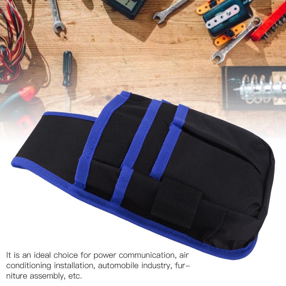 

6 Pocket Tool Waist Bag Heavy Duty Tool Belt Durable Tool Pouch Garden Storage синий