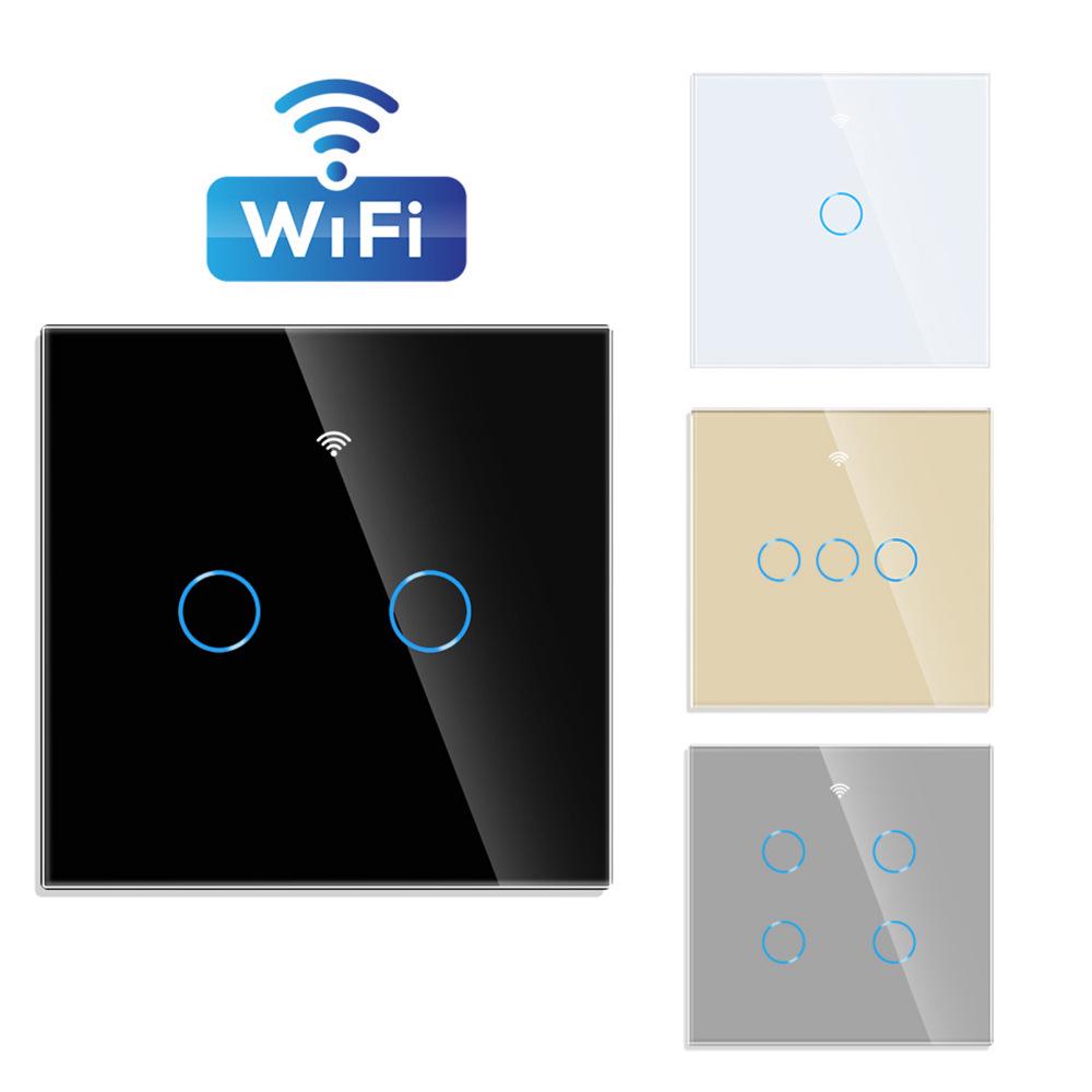 Matter European Standard Smart WiFi Touch Switch (Live/Neutral or Single Live Wire) with Alexa & HomeKit Compatibility.