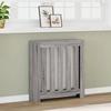 VidaXL Radiator Cover Sonoma Grey 78x20x82 Cm Engineered Wood, Radiator Cap, Top Radiator Cover, Radiator At 852731
