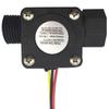 Nylon Turbine Water Flow Sensor 1-30Lmin 1.75MPa Employs Pulse Signal Output For Instant Water Heater Steam