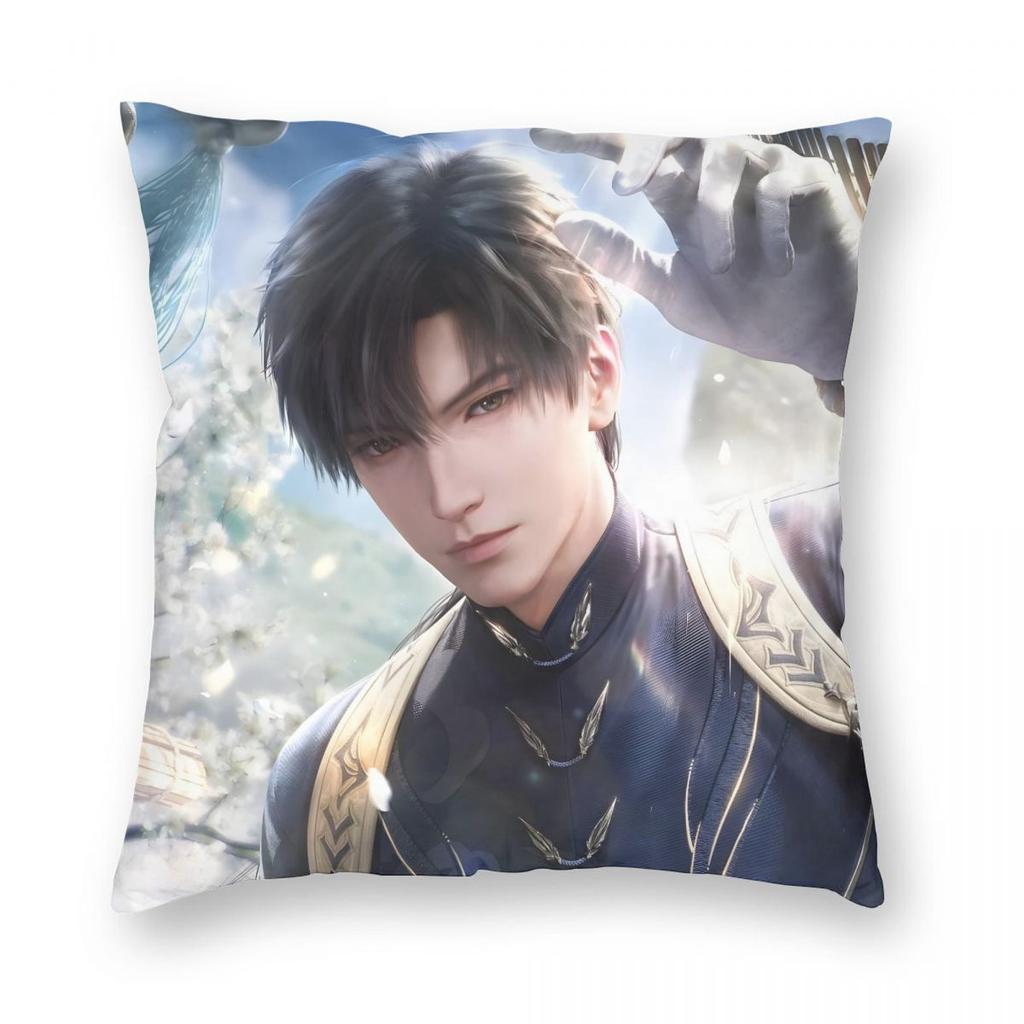 Love And Deepspace Zayne Pillowcase Double-sided Printing Polyester Cushion Cover Decor Throw Pillow Case Cover Home Zipper