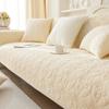 Plush Sofa Cushion  New High-end Non-slip Cushion Winter Cream Wind Thickened Sofa Cover Cover Cloth