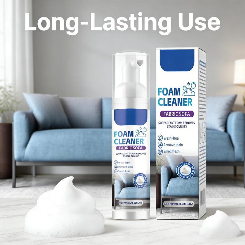 Sofa Foam Cleaner Cleaning Stubborn Stains Eliminate Odors Efficient Formula Not Damaging Sofa Maintain Softness Fabric Cleaner