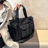 Tote bag new canvas bag large capacity women's bag portable travel shoulder messenger bag luggage