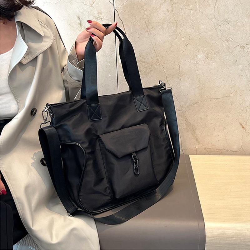 Tote bag new canvas bag large capacity women's bag portable travel shoulder messenger bag luggage