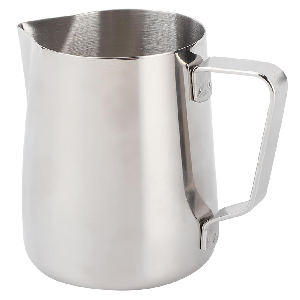 Stainless Steel Milk Frothing Cup Art Pitcher Coffee Latte Jug Mug for Home Coffee Shop Use350ML