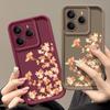 Orange Blossoms Floral Pattern Case For Xiaomi 14T 13T 11T Pro Funda Redmi Note 14 13 Pro 5G 4G 12 11 Shockproof Bumper Silicone Cover