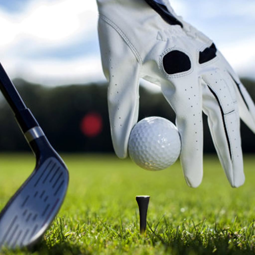 100Pcs/pack More Distance Consistent Height Golfs Tees Standard Wood Castles Golfs Tees Set for Golfs Driver Training
