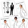 Funny Bachelorette Party Games Ideas Bridal Shower Games Who Has The Bride Scratch Off Celebrity Cards Tickets