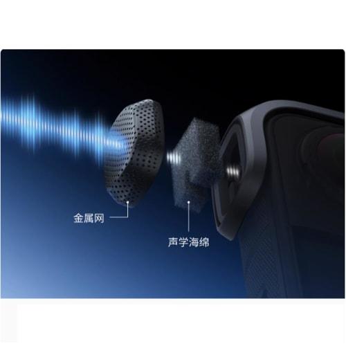 JOYSOG X5 Microphone Muff Foam Soundproof Noise Reduction Cover for Insta360 X5 Action Camera Microphone Wind Filter