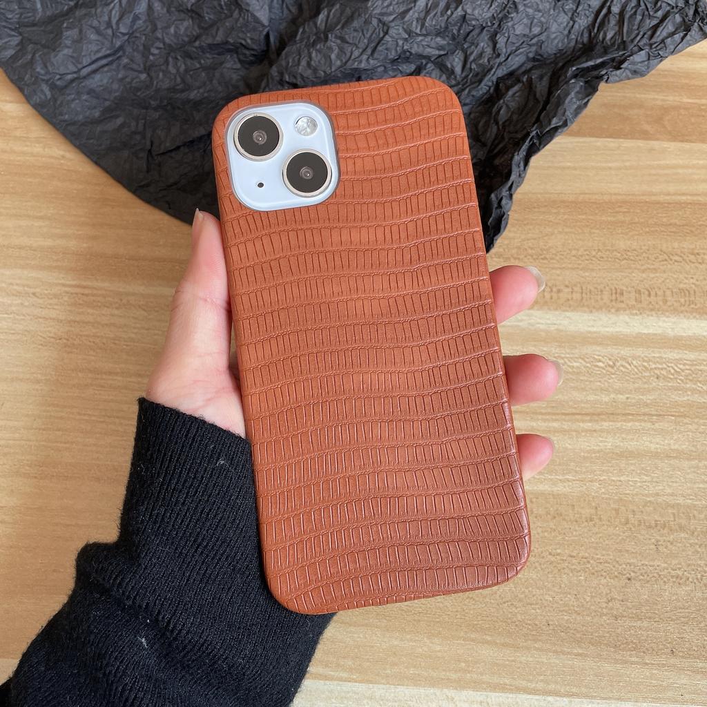 Cold wind rhombus cortex iPhone13 Apple 12 mobile phone case 11promax simple 8p/7se/x suitable
