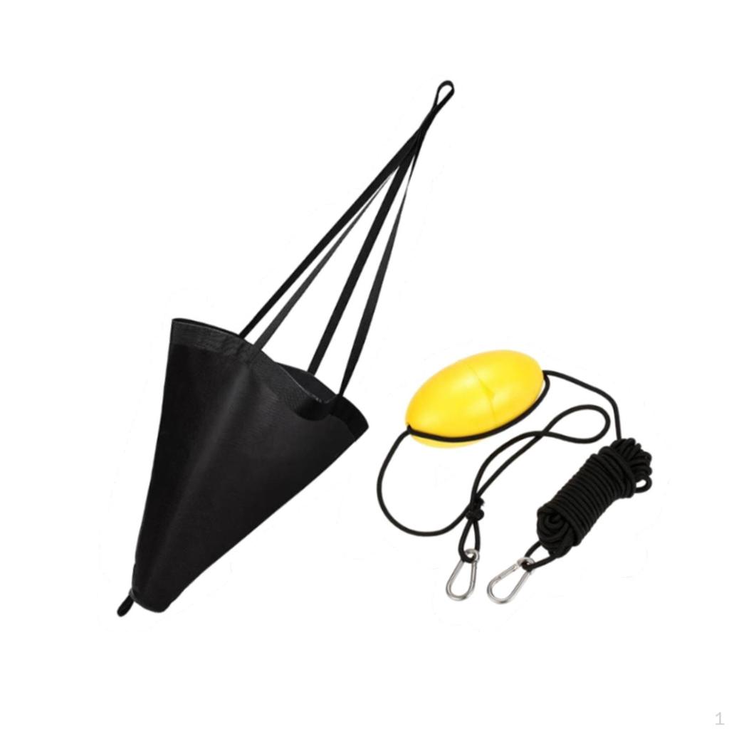 Sada driftovací kotvy pro kánoi pro rybaření s 30ft tažným lanem a PVC materiálem