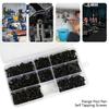 340Pcs Self Tapping Screws Metal Self Drilling Screws Assortment Kit M3 M3.5 M4 M4.8 Sturdy Pozi Flange Pan Head Kit Phillips