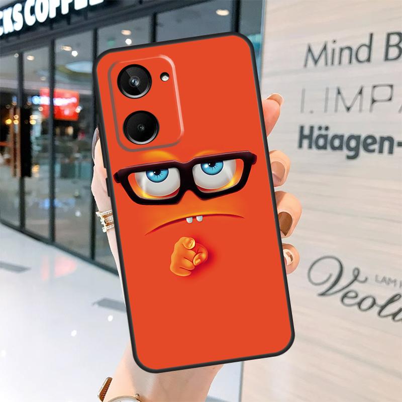 3D funny face Cute Case For Realme 15 13 12 10 11 14 Pro Plus GT6 GT7 C15 C35 C53 C55 C61 C63 C65 C67 C71 C75