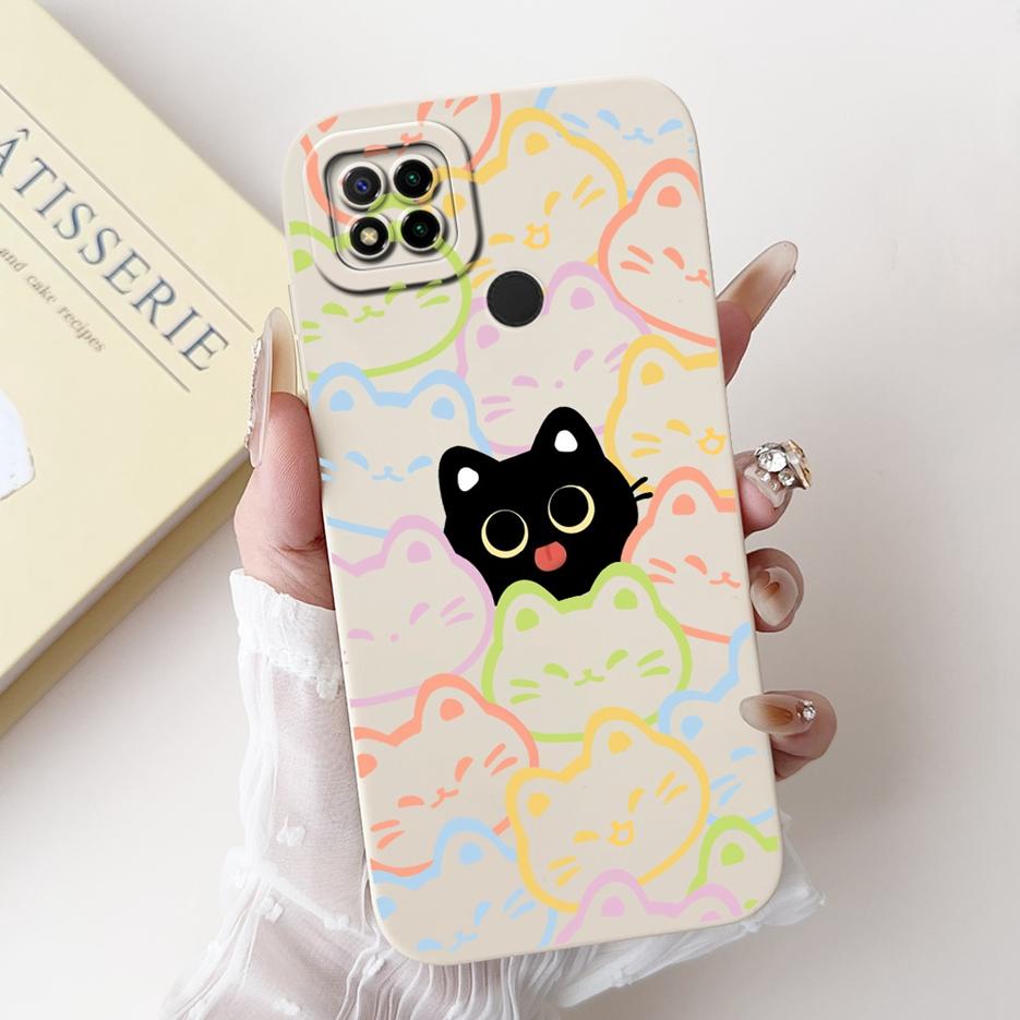 Für Xiaomi Redmi 9C Hülle Niedliche Panda Cartoon Abdeckung Stoßfest Weiche TPU Handyhülle Für Xiaomi Redmi 9C NFC Redmi9C Rückabdeckung Taschen