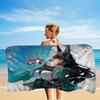 Anime Z-Zenless Zone Zero Beach Towel Colorful Bath Towels For Girl Microfiber Quick Dry Sand Beach Yoga Spa Gym Pool