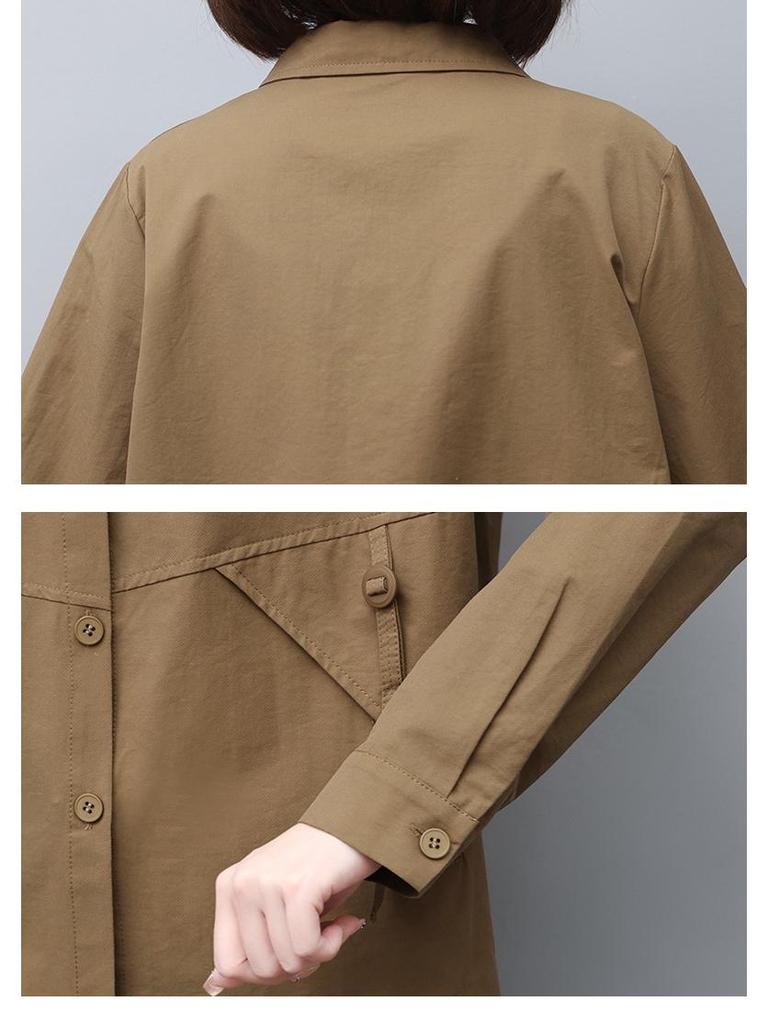 2024 Women's Chic Short Jacket: Stylish Spring/Autumn Fashion for Middle-Aged Moms