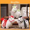 Sunshine Rainbow Pony Plush Toy Keychain With Soft Short Plush For Kids And Teens