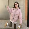 Autumn and winter short cotton-padded clothes women's stand-up collar small jacket thickened cotton-padded jacket bread jacket