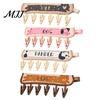 Dorm Room Clothing Hanger Fabric with Clips, Foldable Portable Laundry Drying Rack, Cute Cartoon Pattern Compact Hanging Organizer for Dormitory